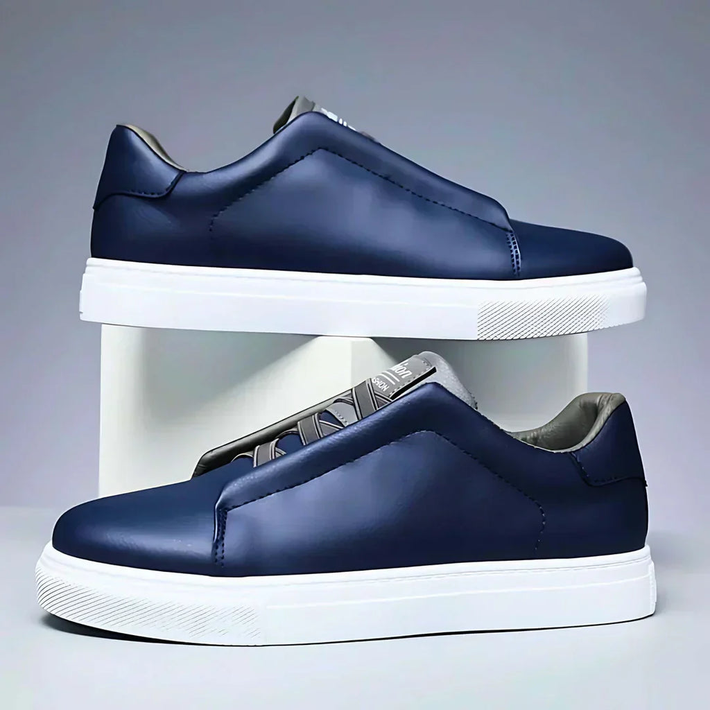 Easton Men's Leather Sneakers – Signature Design & Premium Comfort