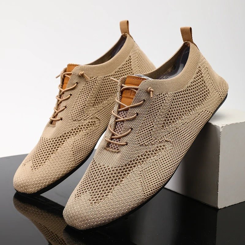 Eli Mesh Knit Slip-Ons – Breathable and Flexible Lightweight Walking Shoes