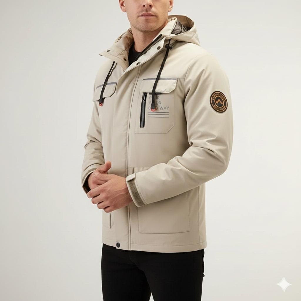 Donald Men's Winter Coat – High-Density Weather-Resistant Explorer Jacket