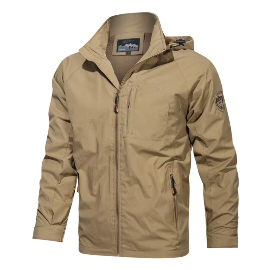 Darren Men's Lightweight Waterproof Windbreaker with Breathable Mesh Lining