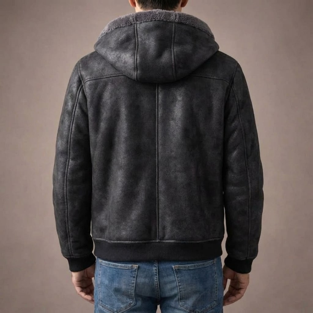 Caesar Men's Zip-Up Fleece Jacket