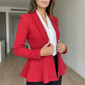 Ananya Women's Jacket – Tailored Peplum Design