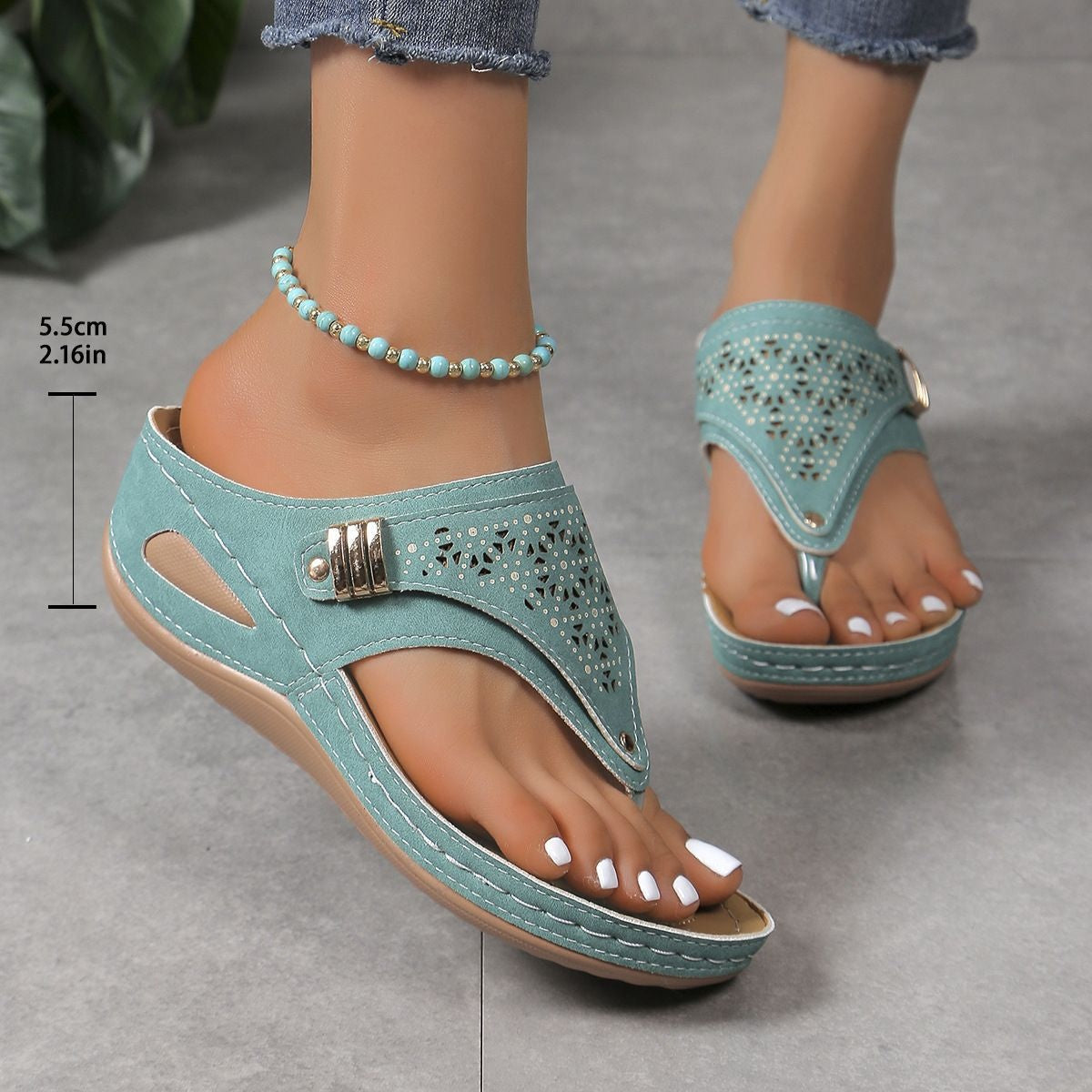 Aurelia Arch Support Walking Sandals – Lightweight Comfort Summer Footwear