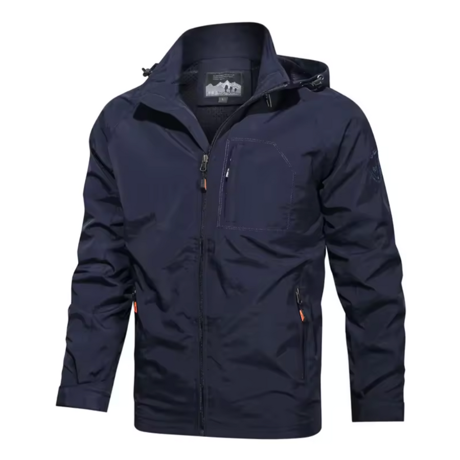 Darren Men's Lightweight Waterproof Windbreaker with Breathable Mesh Lining