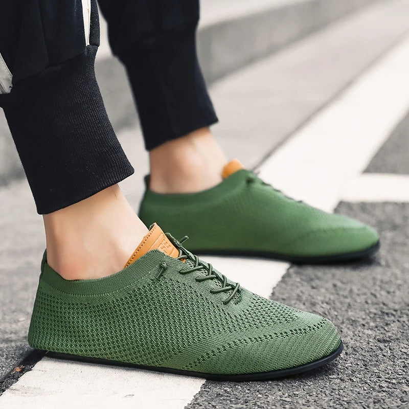 Eli Mesh Knit Slip-Ons – Breathable and Flexible Lightweight Walking Shoes