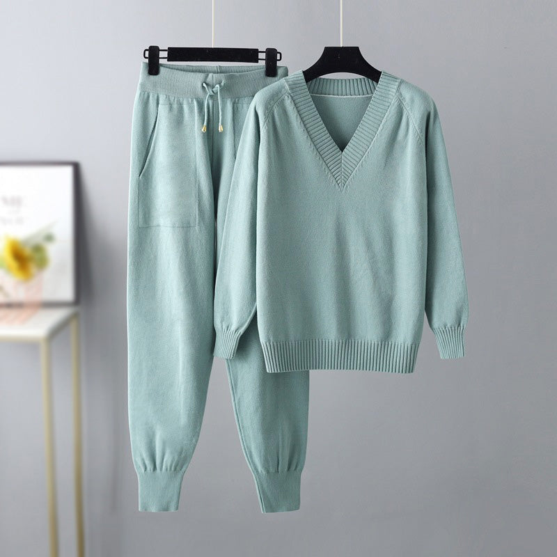Elowen Soft-Touch Two-Piece Lounge Set – Everyday Comfort Casual Wear