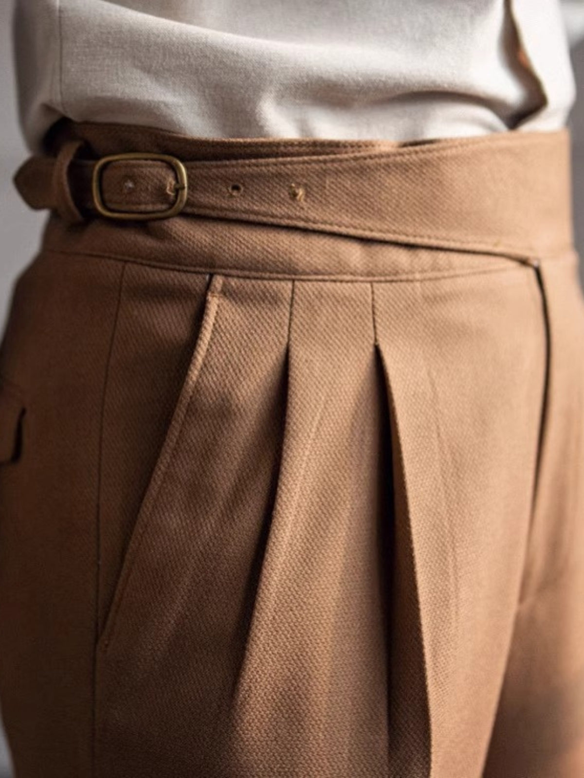 Boston Slim Fit Trousers – Chic Polyester Blend for Easy Elegance