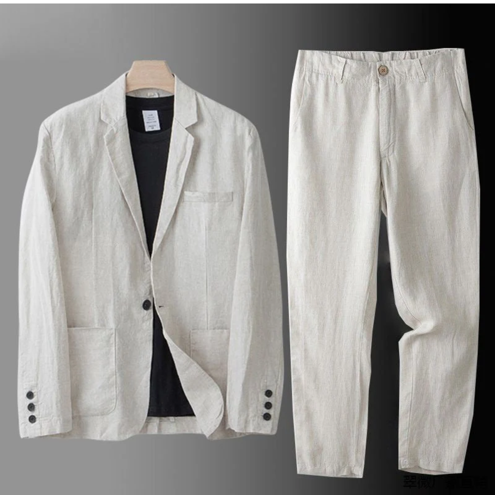 Brooklyn Linen Set – 100% Breathable Fabric for Elegant Summer Comfort