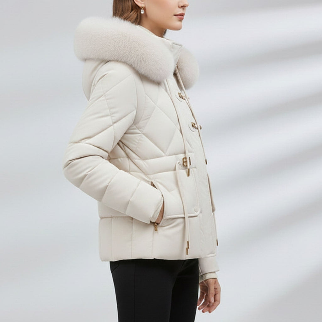 Donalyn Women's Quilted Insulated Puffer Jacket – Thermal Winter Coat
