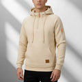 Hendrix Men's Heavyweight Cotton Blend Zip-Up Hoodie with Multiple Pockets