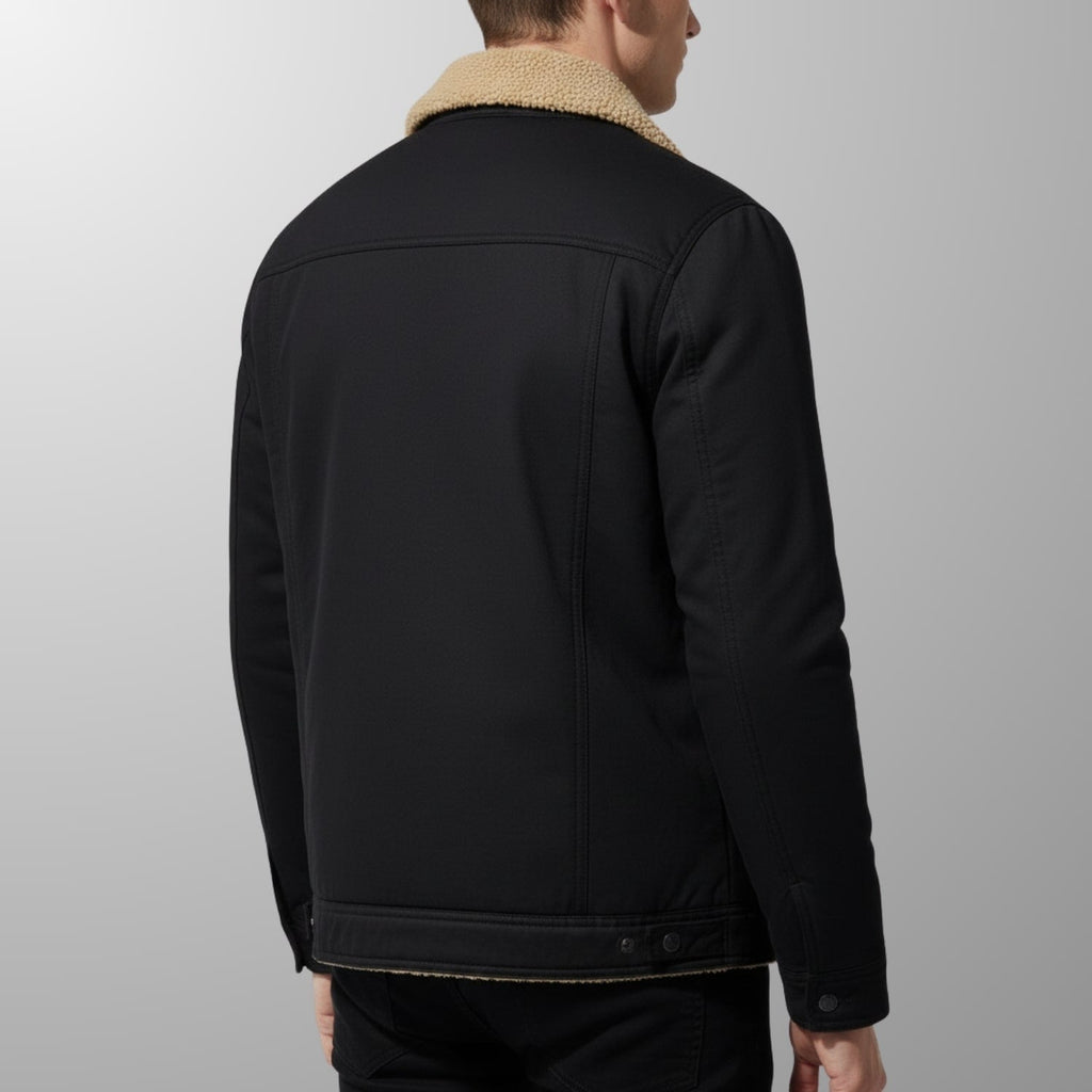 Calder Men's Soft Fleece Bomber Jacket – Classic Design with Zip Closure