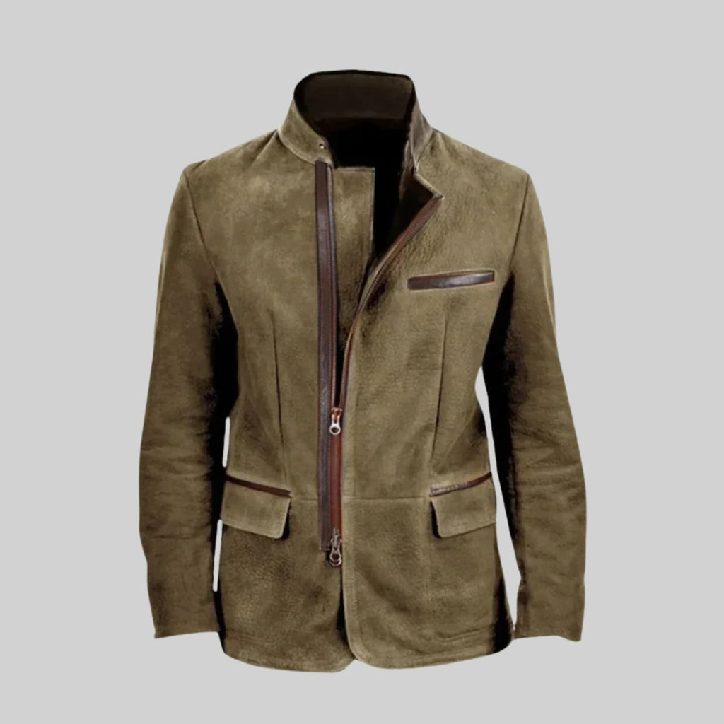 Carlos Men's Premium Suede Field Jacket – Ideal for Fall/Winter Layering