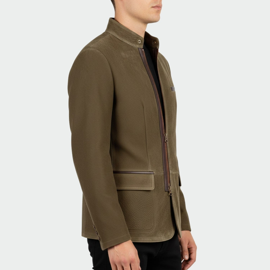 Carlos Men's Premium Suede Field Jacket – Ideal for Fall/Winter Layering