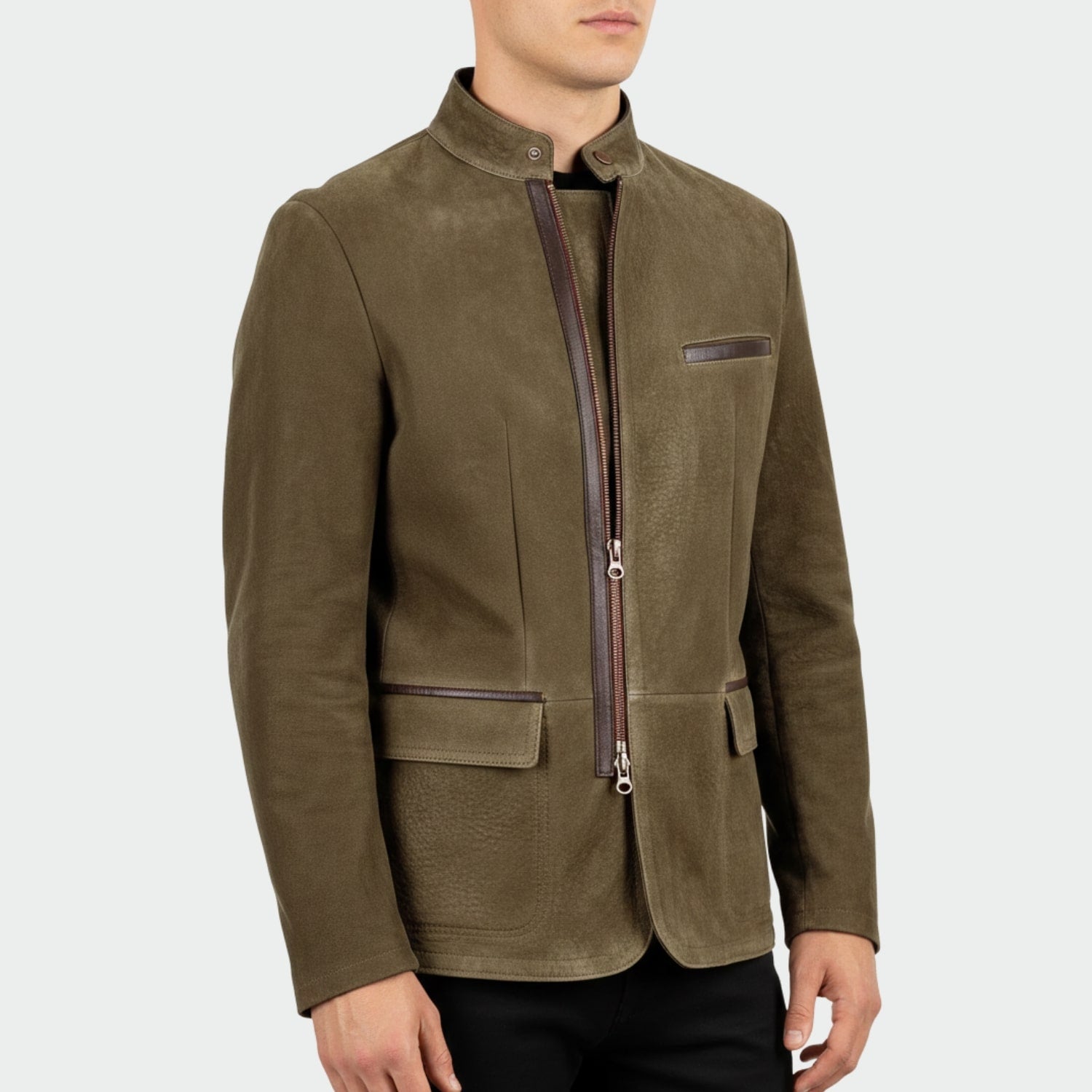 Carlos Men's Premium Suede Field Jacket – Ideal for Fall/Winter Layering