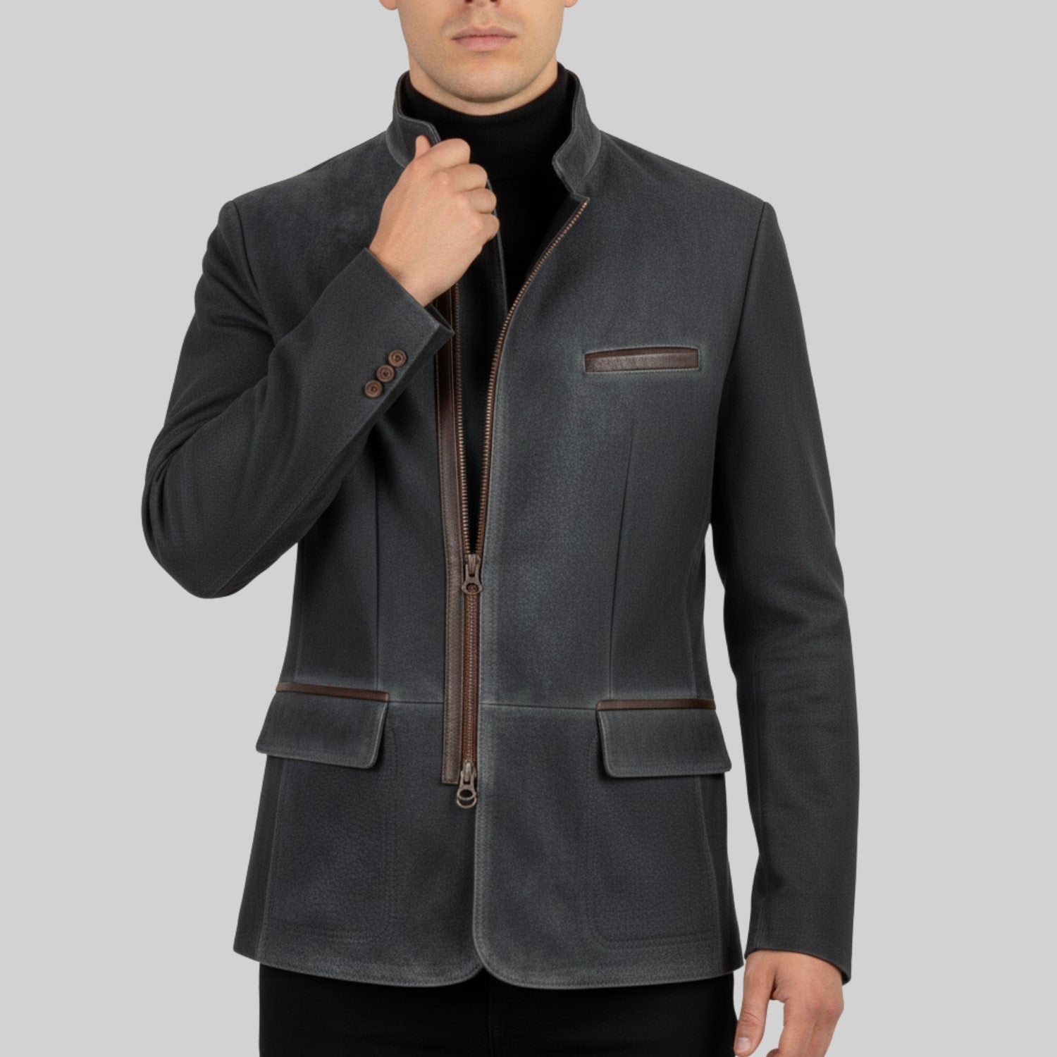 Carlos Men's Premium Suede Field Jacket – Ideal for Fall/Winter Layering