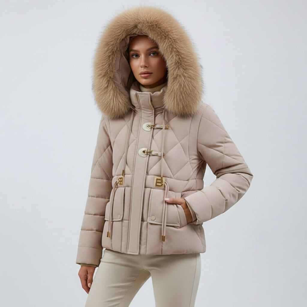 Donalyn Women's Quilted Insulated Puffer Jacket – Thermal Winter Coat