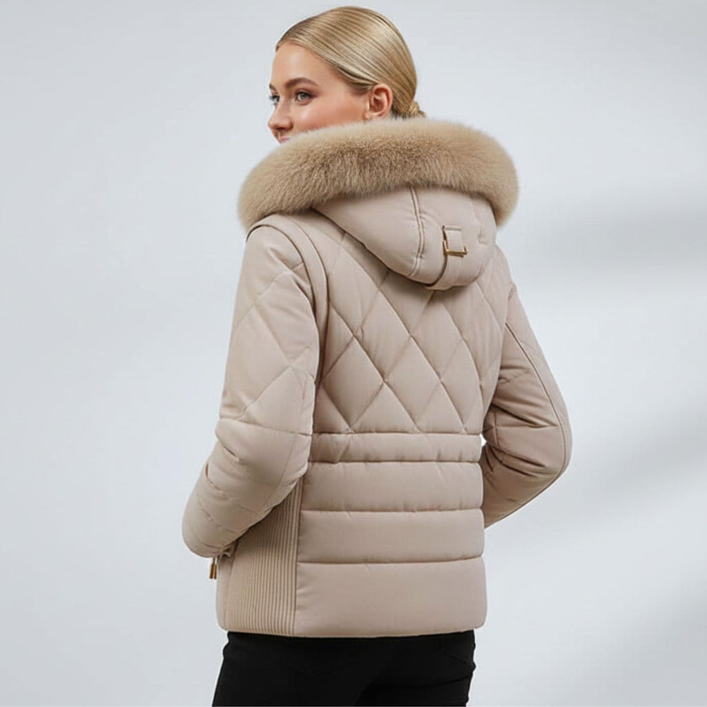 Donalyn Women's Quilted Insulated Puffer Jacket – Thermal Winter Coat