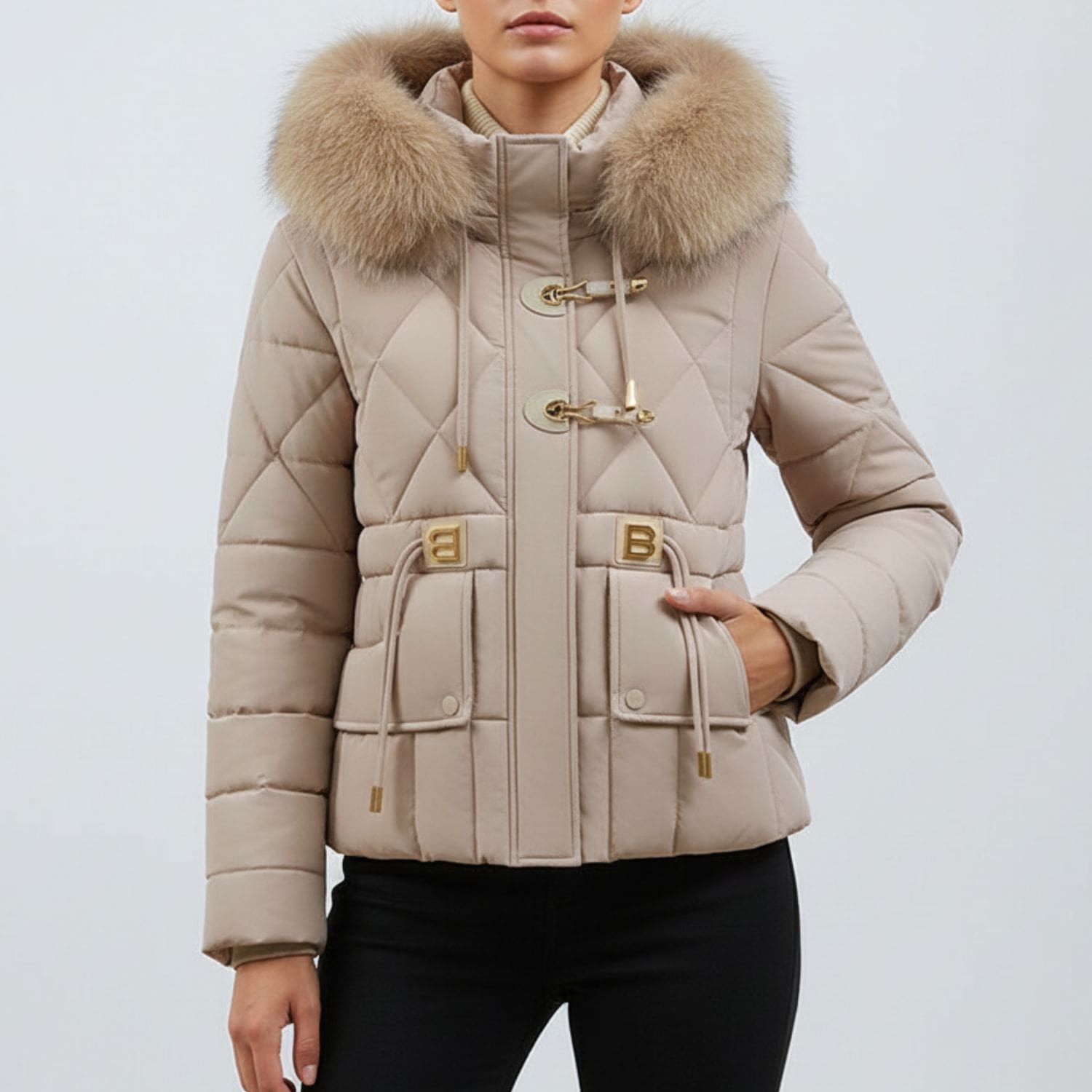 Donalyn Women's Quilted Insulated Puffer Jacket – Thermal Winter Coat