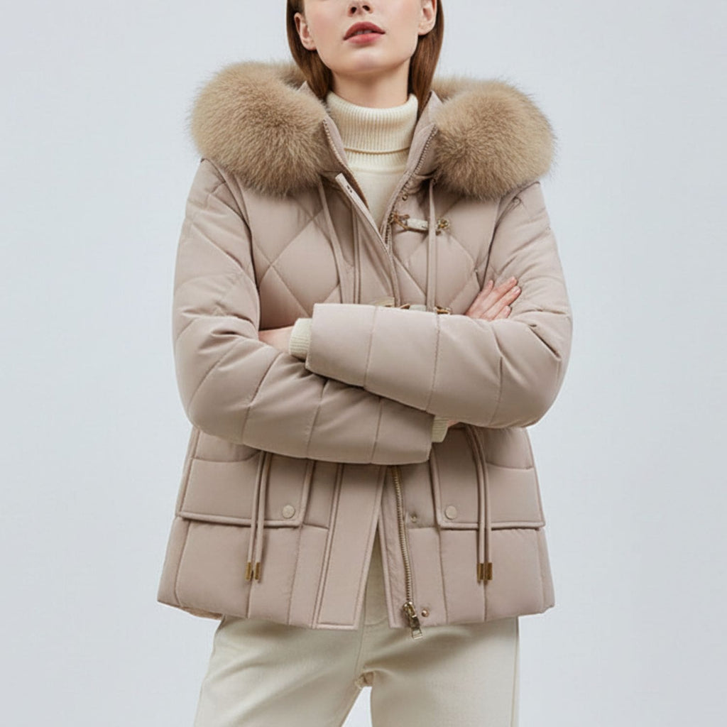 Donalyn Women's Quilted Insulated Puffer Jacket – Thermal Winter Coat