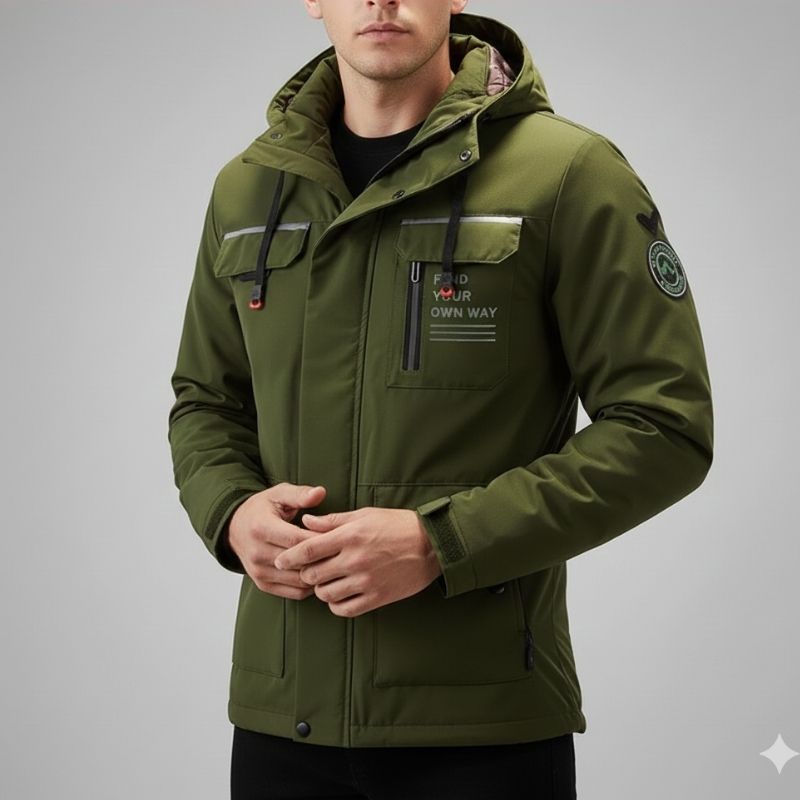 Donald Men's Winter Coat – High-Density Weather-Resistant Explorer Jacket