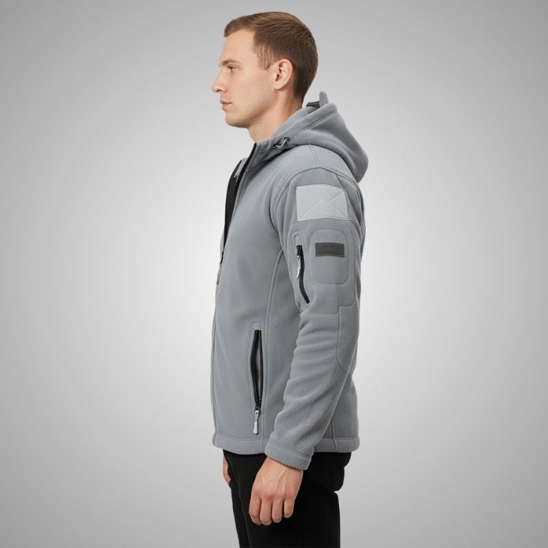 Cristian Men's Windproof Thermal Fleece Jacket for Outdoor Wear