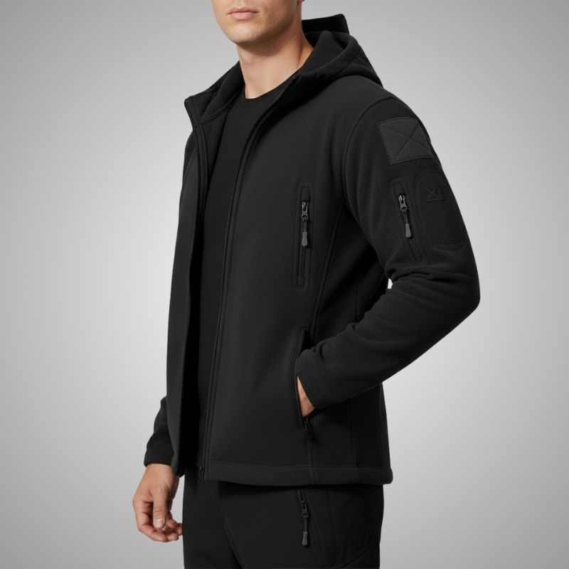 Cristian Men's Windproof Thermal Fleece Jacket for Outdoor Wear