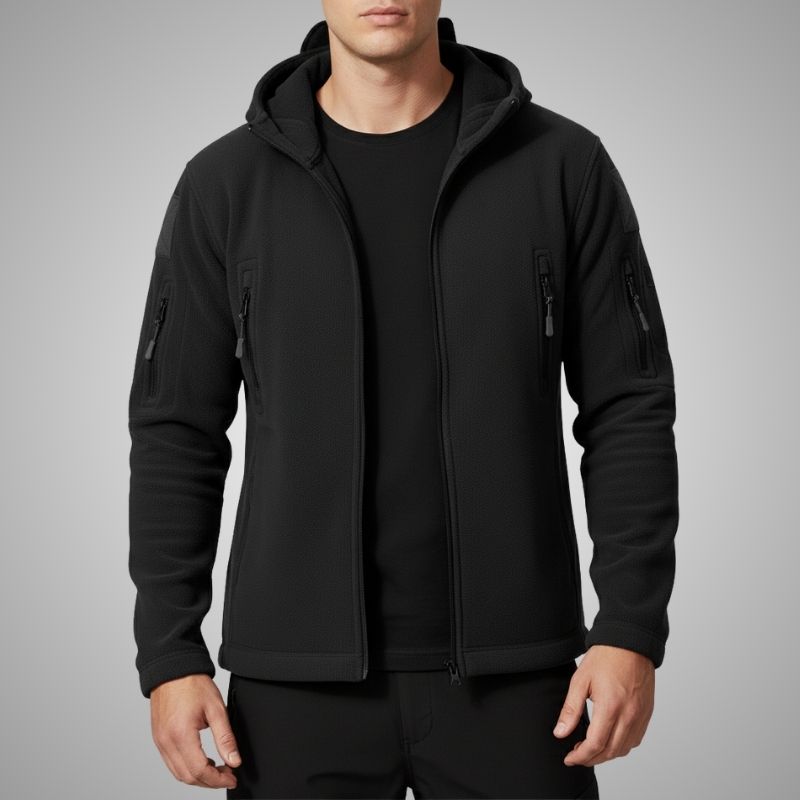 Cristian Men's Windproof Thermal Fleece Jacket for Outdoor Wear