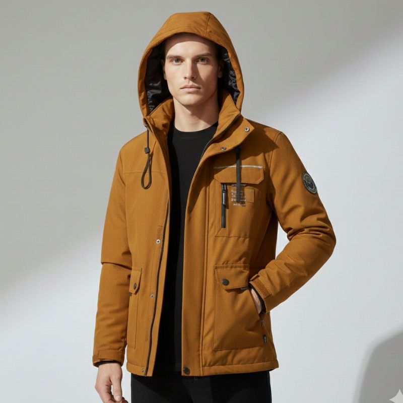 Donald Men's Winter Coat – High-Density Weather-Resistant Explorer Jacket