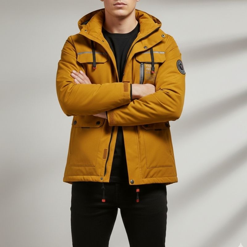 Donald Men's Winter Coat – High-Density Weather-Resistant Explorer Jacket