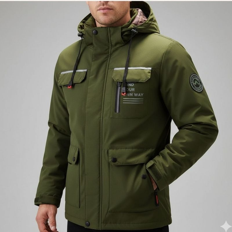 Donald Men's Winter Coat – High-Density Weather-Resistant Explorer Jacket
