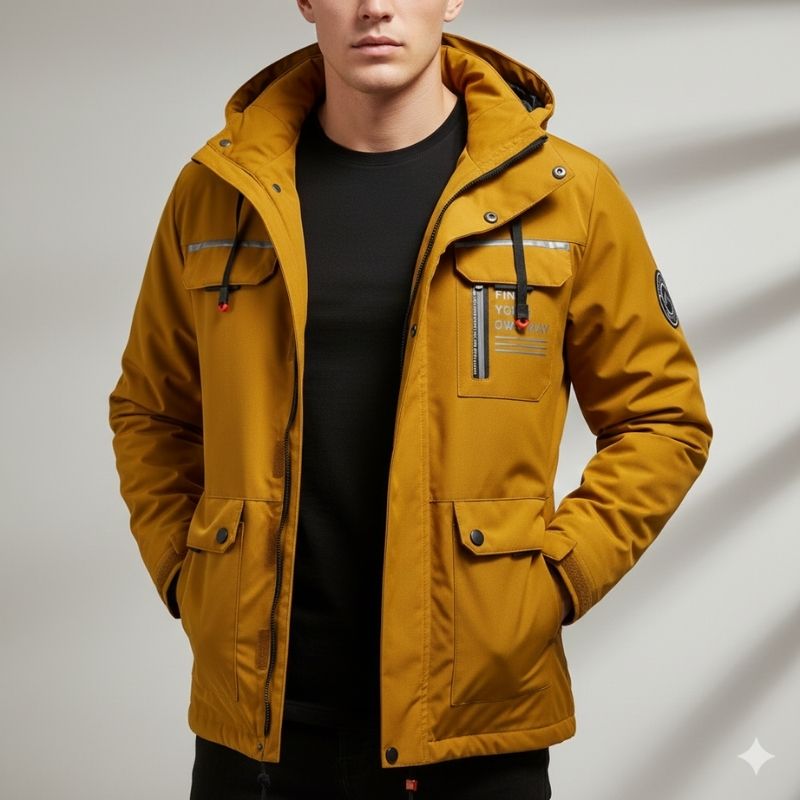 Donald Men's Winter Coat – High-Density Weather-Resistant Explorer Jacket