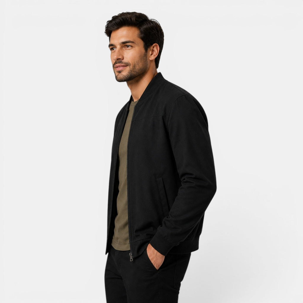 Sandro Lightweight Bomber Jacket – Everyday Casual Zip-Up Outerwear