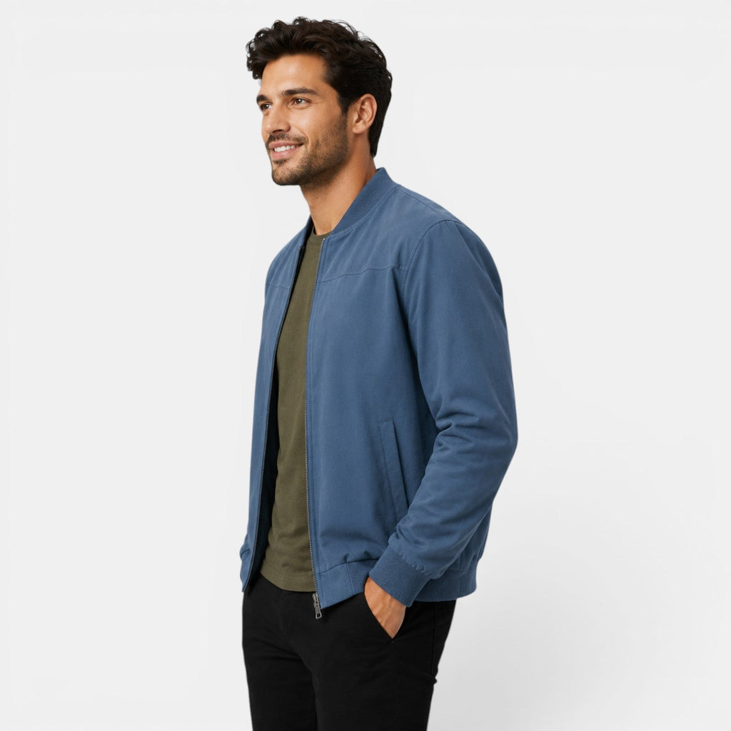 Sandro Lightweight Bomber Jacket – Everyday Casual Zip-Up Outerwear