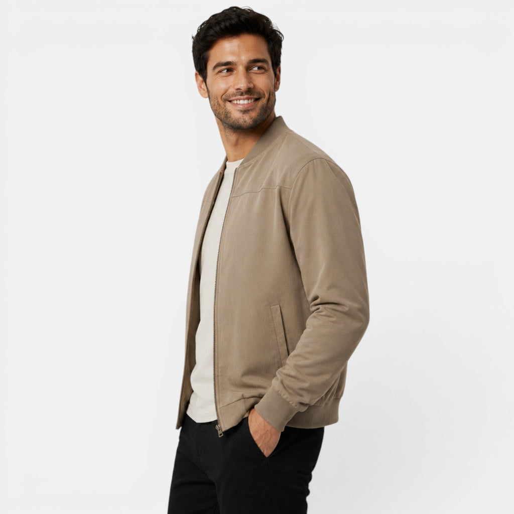 Sandro Lightweight Bomber Jacket – Everyday Casual Zip-Up Outerwear