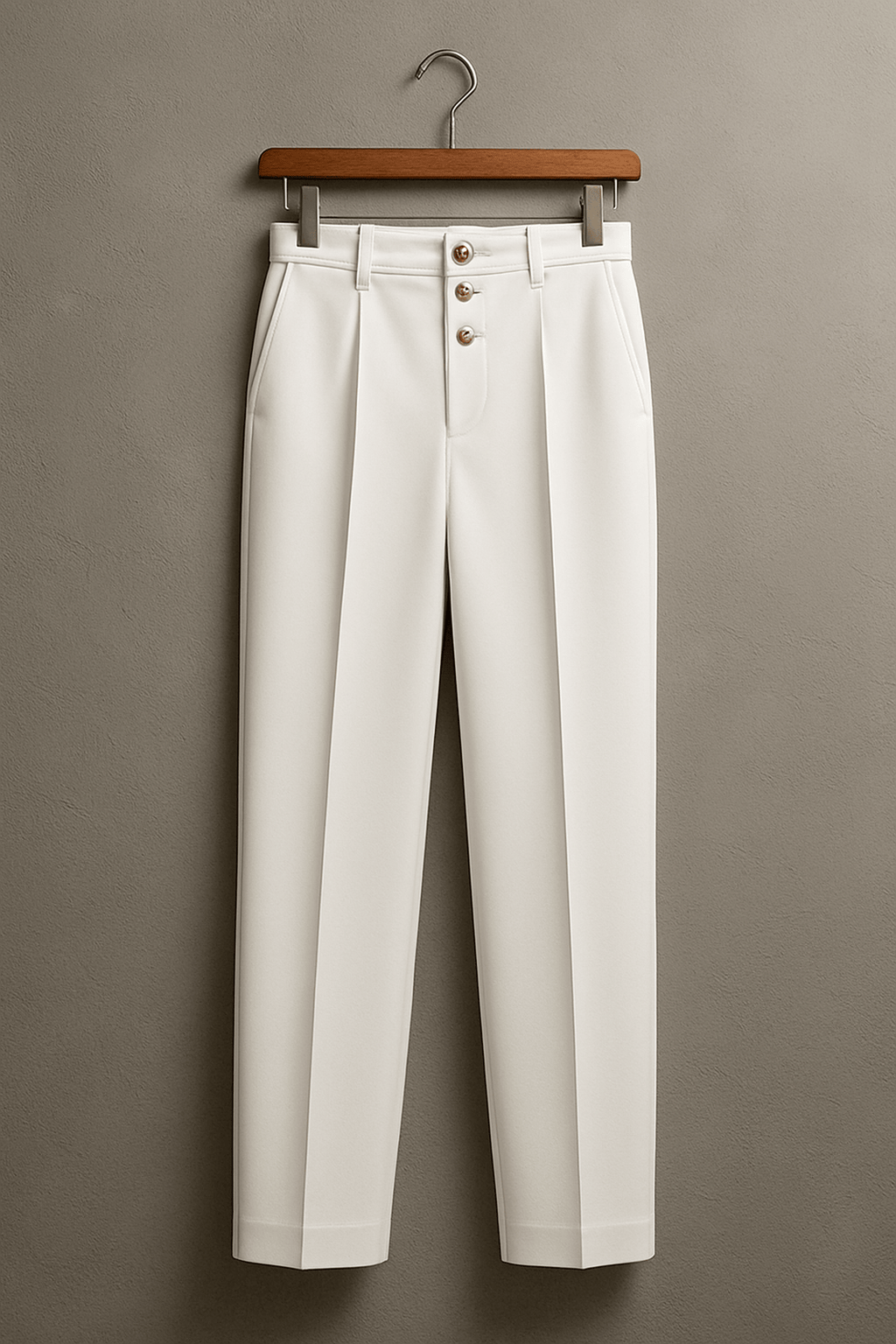 Jonas Wool Blend Pants – Relaxed Tailored Fit Trousers