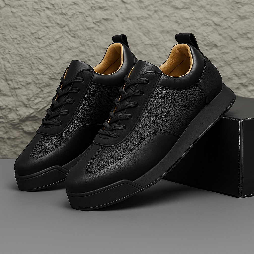 Callum Men's Leather Sneakers – Enhanced Support and Superior Daily Comfort