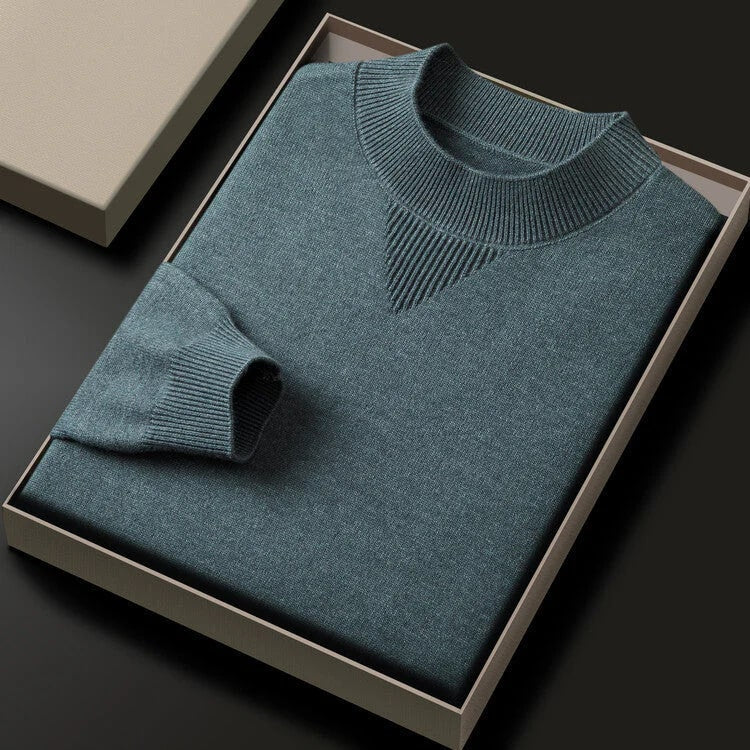 Adrian Men's Ribbed Crewneck Knit Pullover Sweater