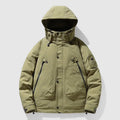 Dantes Men's Insulated Winter Coat with Removable Hood