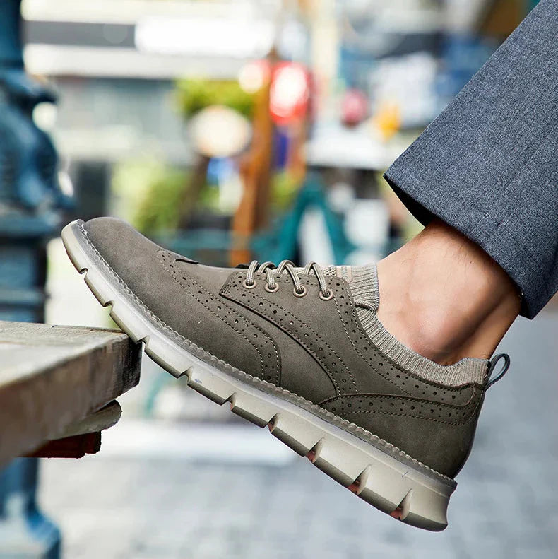 Giner Premium Italian Suede Casual Shoes – Cushioned Everyday Shoes
