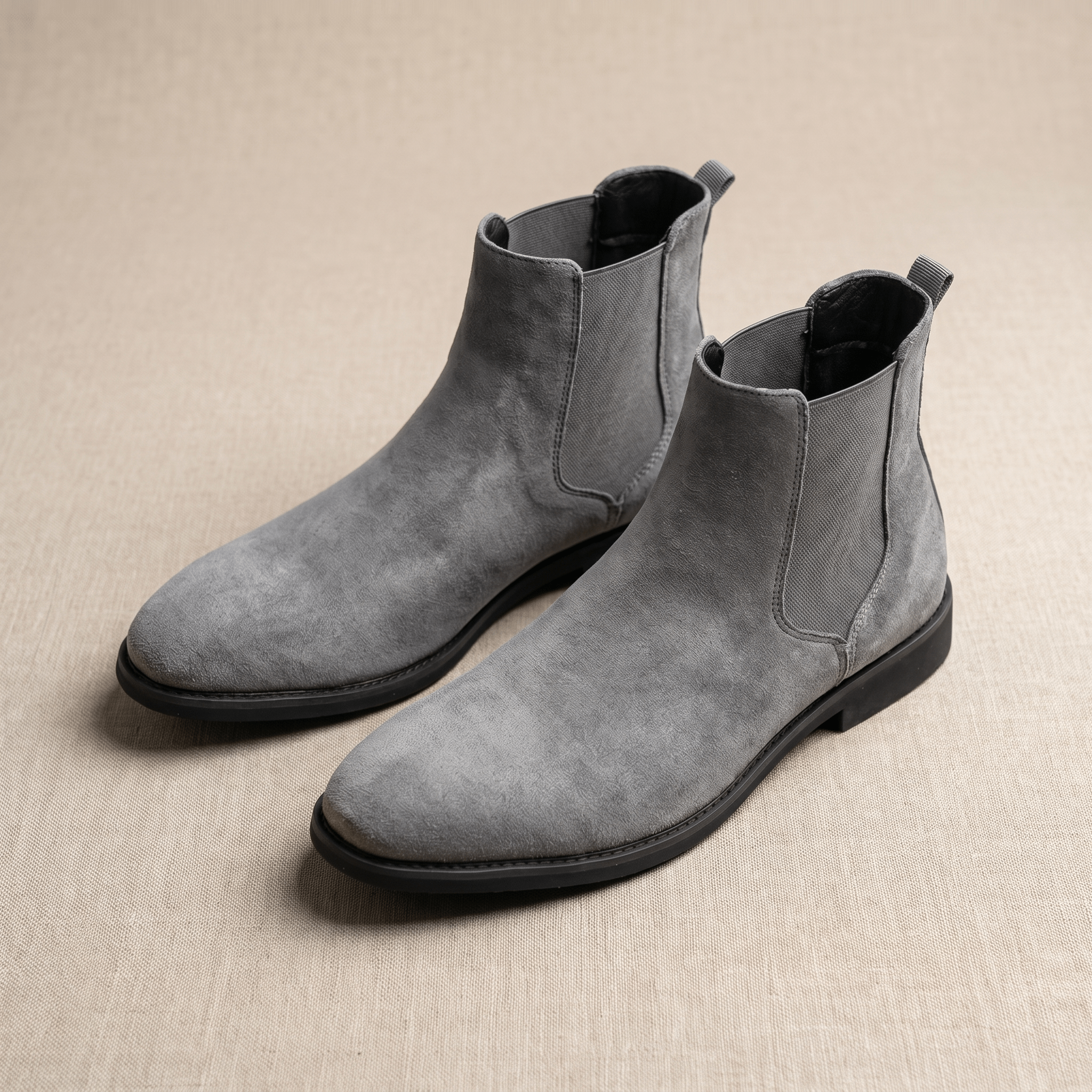 Emerson Suede Chelsea Boots – Round Toe Slip-On With Soft Lined Interior And Low Profile Sole