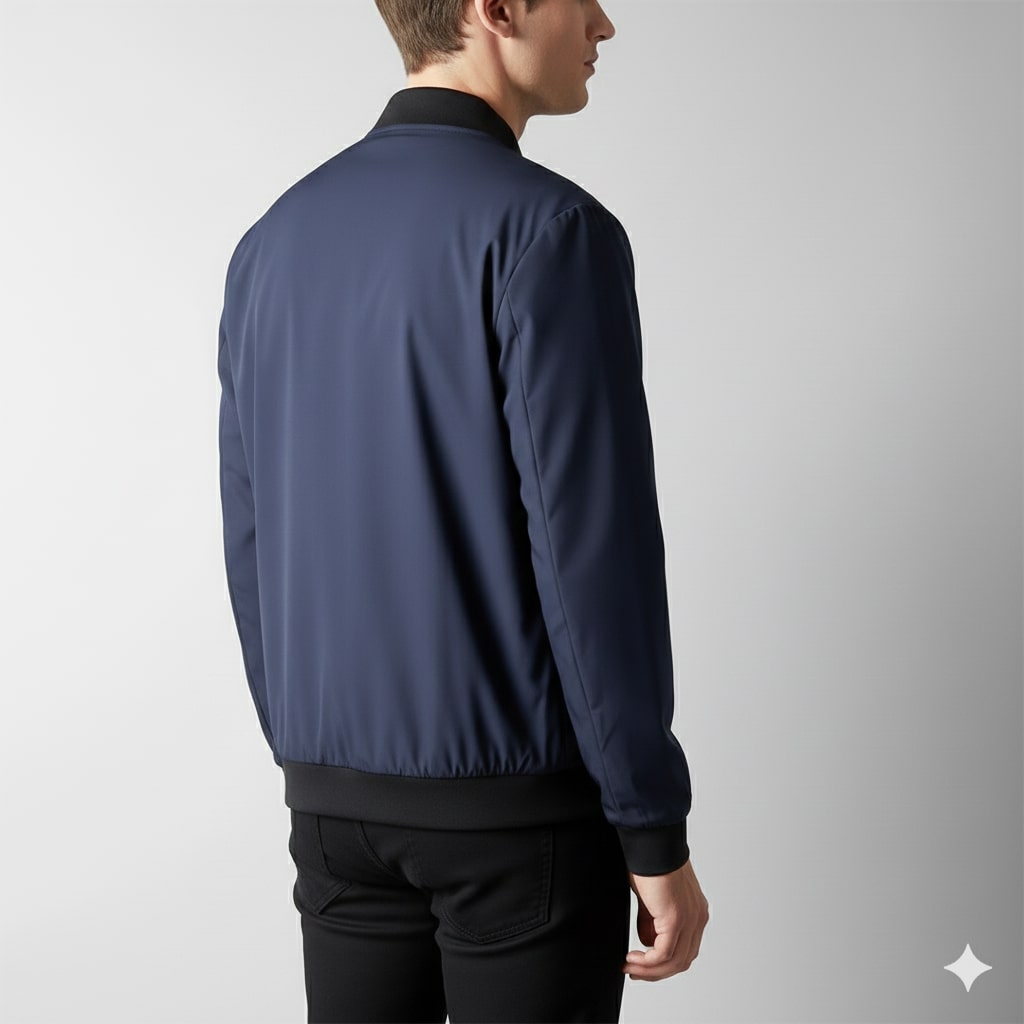 Harriet Men's Lightweight Softshell Bomber Jacket – Wind-Resistant