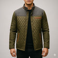 Adriano Men's Lightweight Quilted Puffer Zip-Up Jacket