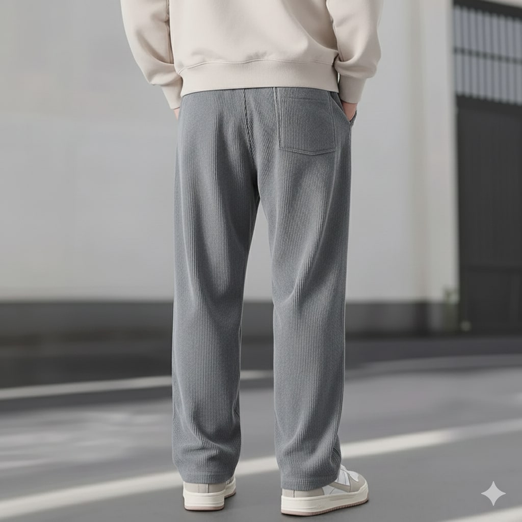Caleb Men's Corduroy Joggers – Soft Stretch Fabric with Deep Secure Pockets