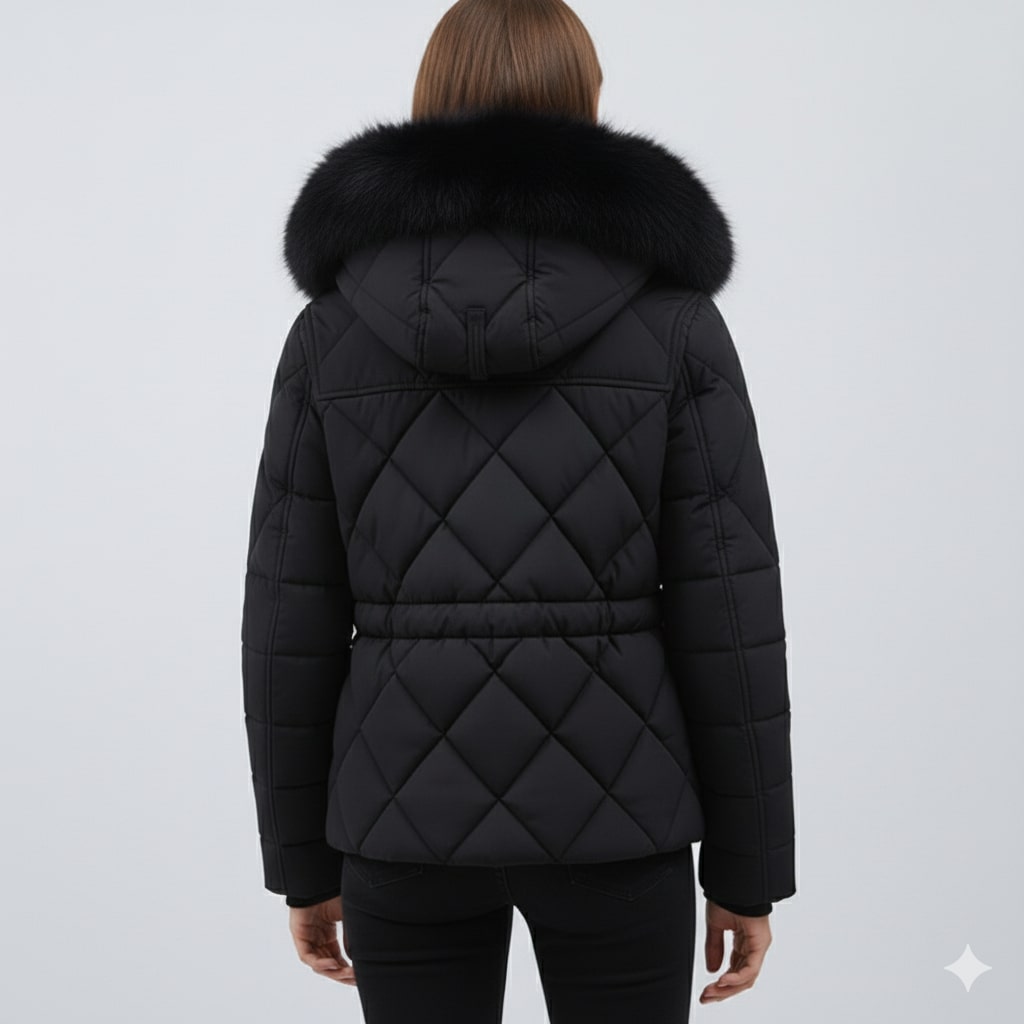 Donalyn Women's Quilted Insulated Puffer Jacket – Thermal Winter Coat