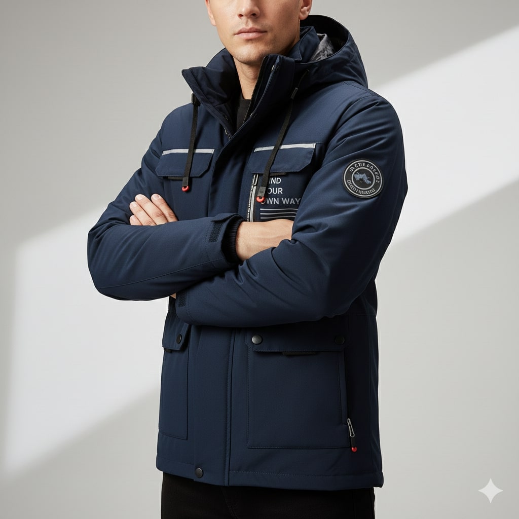 Donald Men's Winter Coat – High-Density Weather-Resistant Explorer Jacket