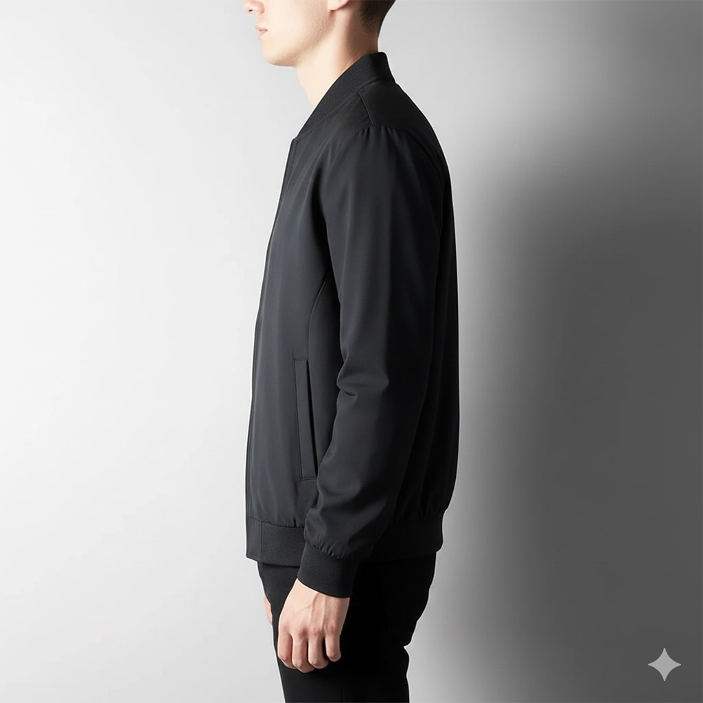 Harriet Men's Lightweight Softshell Bomber Jacket – Wind-Resistant