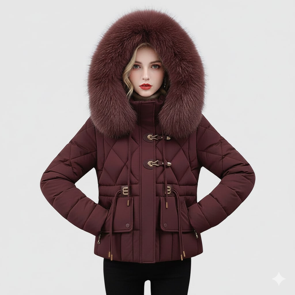 Donalyn Women's Quilted Insulated Puffer Jacket – Thermal Winter Coat