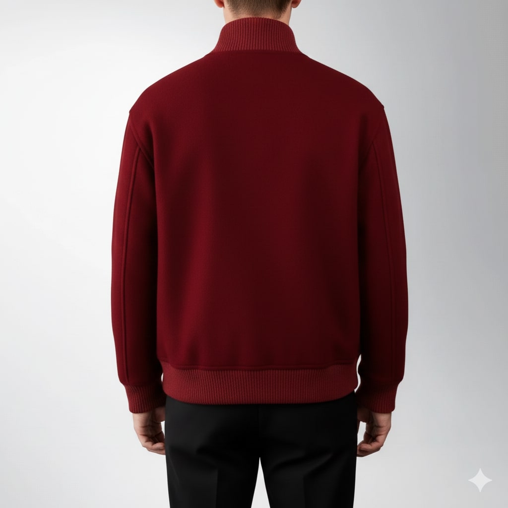 Dorian Men's Wool Jacket – Sleek Lightweight Jacket with a Sharp Minimal Design