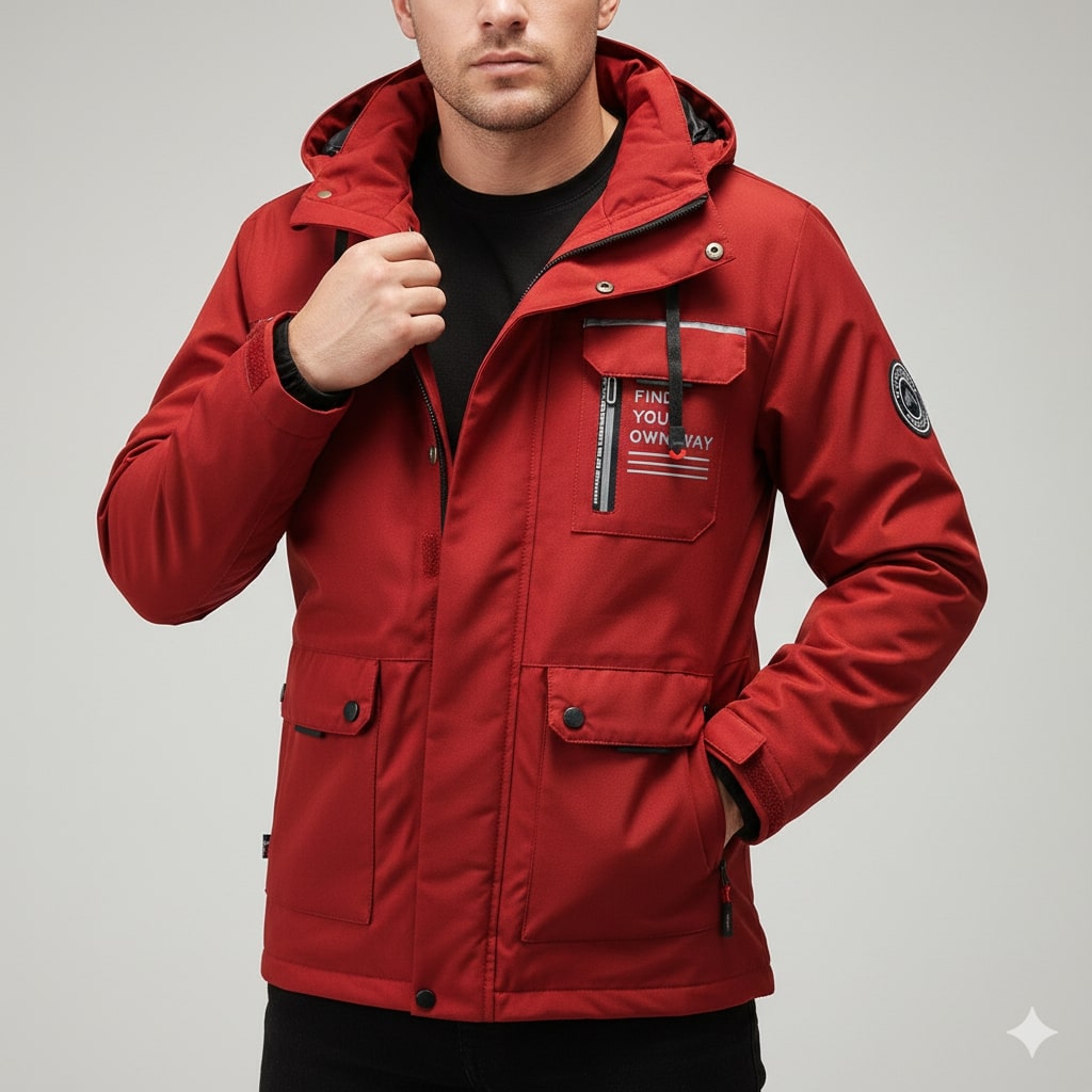 Donald Men's Winter Coat – High-Density Weather-Resistant Explorer Jacket