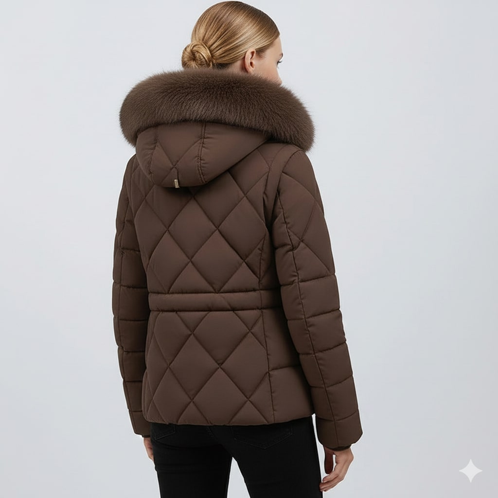 Donalyn Women's Quilted Insulated Puffer Jacket – Thermal Winter Coat